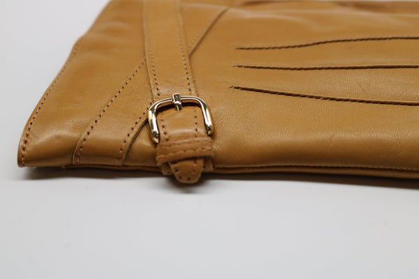 Portolano LEATHER GLOVES WITH BELT