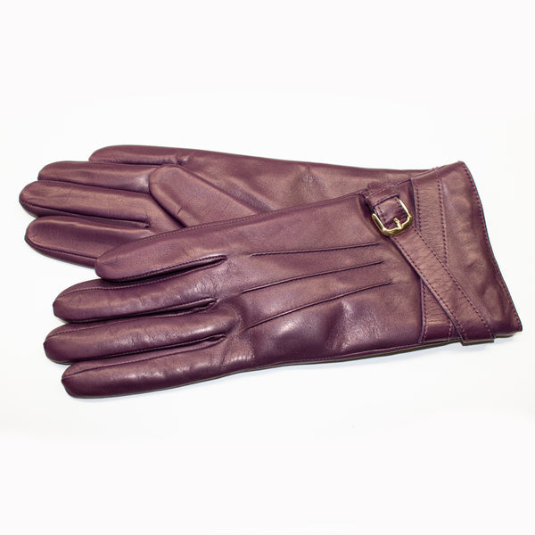 Portolano LEATHER GLOVES WITH BELT