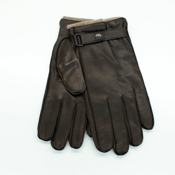 portolano LEATHER GLOVES WITH BELT