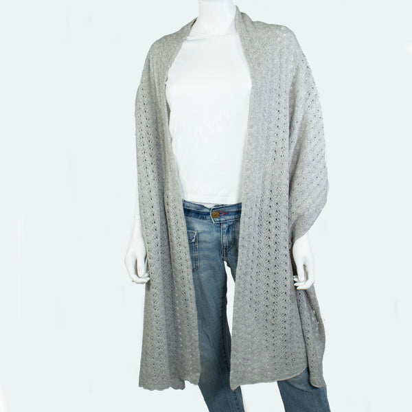 Portolano OPEN WORK CASHMERE WRAP