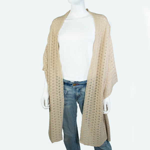 Portolano OPEN WORK CASHMERE WRAP