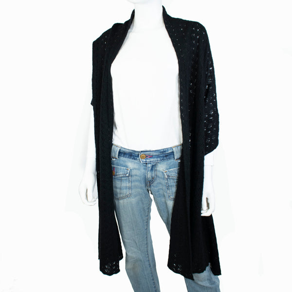 portolano OPEN WORK CASHMERE WRAP