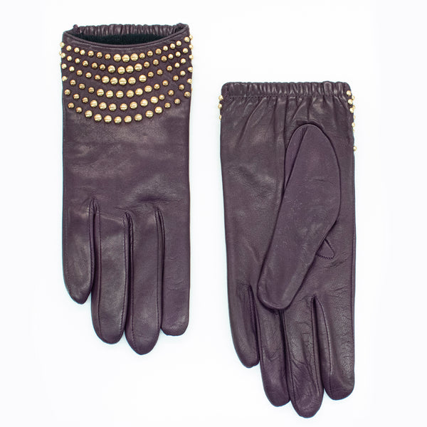 Portolano STUDDED LEATHER GLOVES