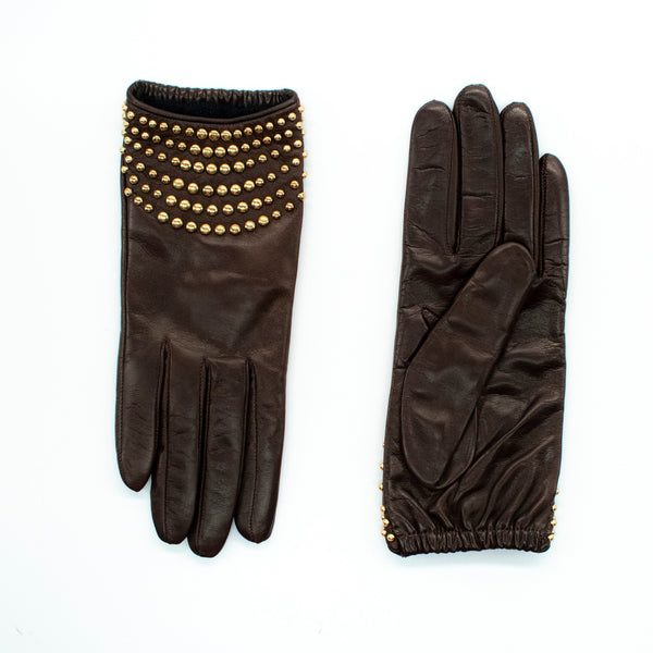 Portolano STUDDED LEATHER GLOVES