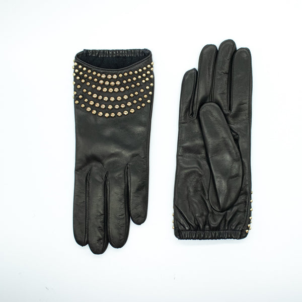 portolano STUDDED LEATHER GLOVES