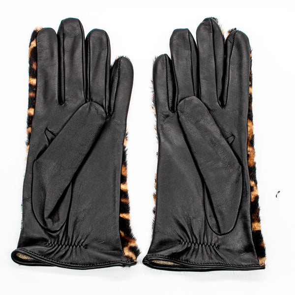 Portolano TECH LEATHER GLOVES IN ANIMAL PRINT
