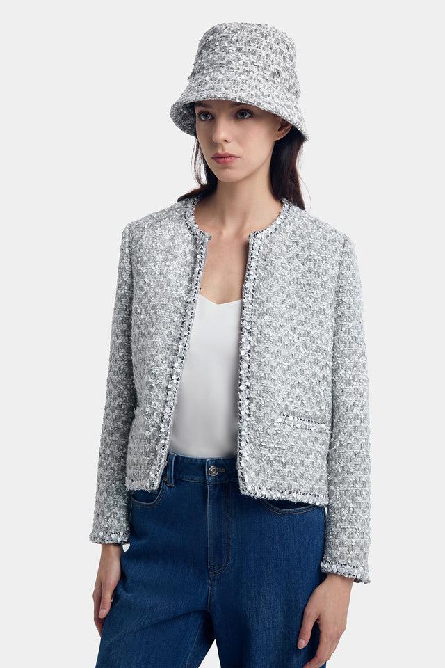 Ports 1961 ALPINE ELEGANCE TWEED JACKET QUIET GRAY MIX