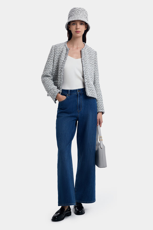 ports 1961 ALPINE ELEGANCE TWEED JACKET QUIET GRAY MIX