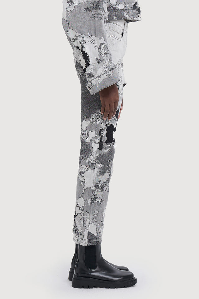 Ports 1961 ALPINE ESSENCE DENIM JEANS B96-Greys Mix