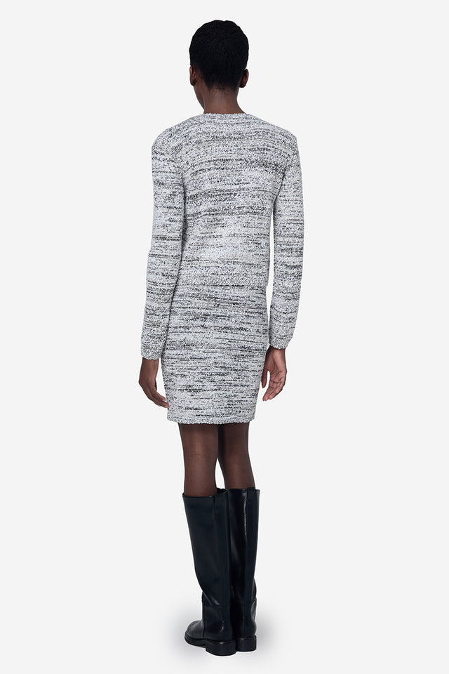 Ports 1961 ALPS VISUAL LANDSCAPES KNITWEAR WHITE & BLACK
