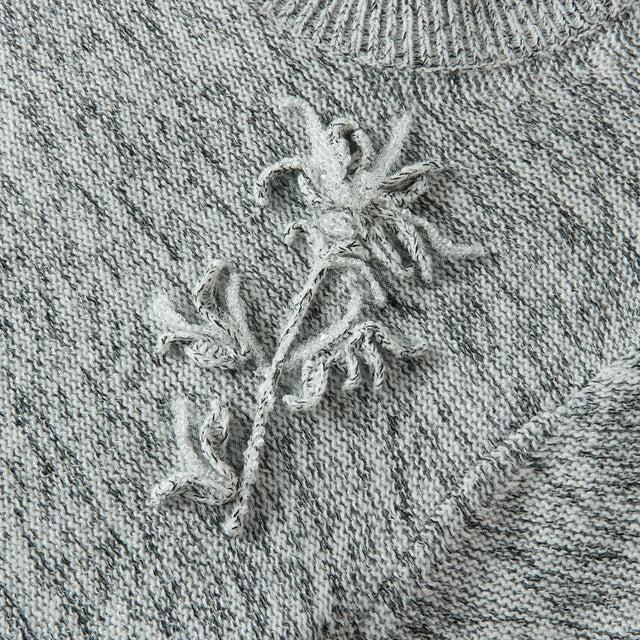 Ports 1961 ASH GREY CASHMERE WOOL KNITWEAR QUARRY ASH MIX