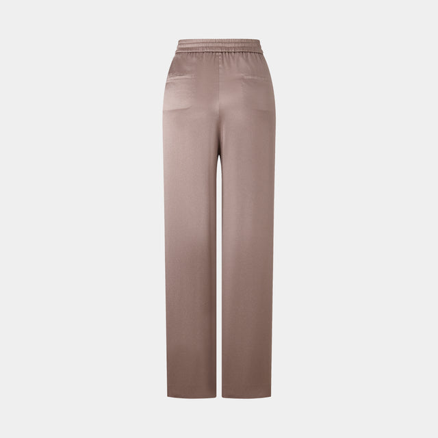 Ports 1961 BEIGE BREEZE WIDE LEG TROUSERS PORTABELLA