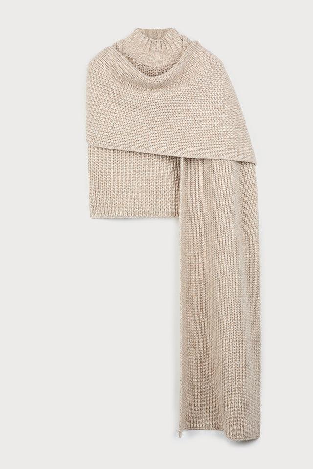 ports 1961 BEIGE CASHMERE WOOL KNITWEAR T53-BROWN MIX