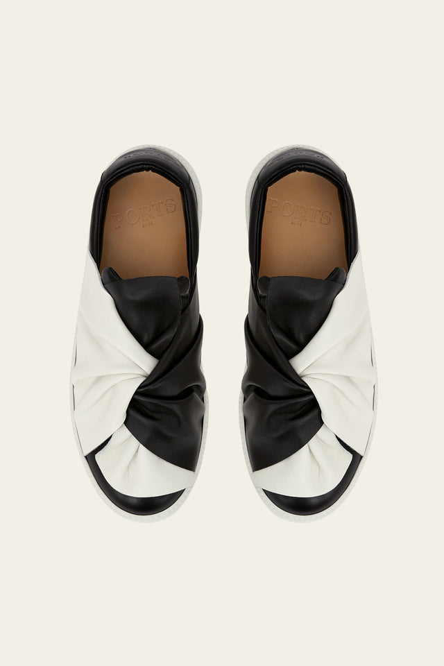 Ports 1961 BLACK AND WHITE WRAPPED SNEAKER BLACK & WHITE