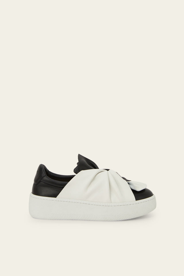 ports 1961 BLACK AND WHITE WRAPPED SNEAKER BLACK & WHITE