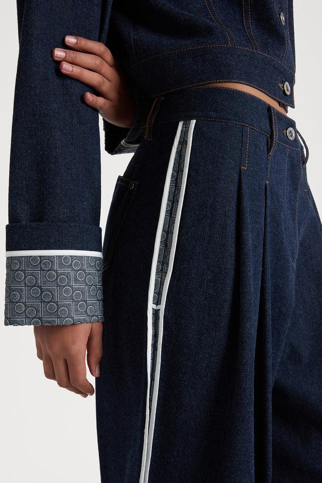 Ports 1961 BLUE HORIZON WIDE-LEG DENIM 866-BLUE JEANS