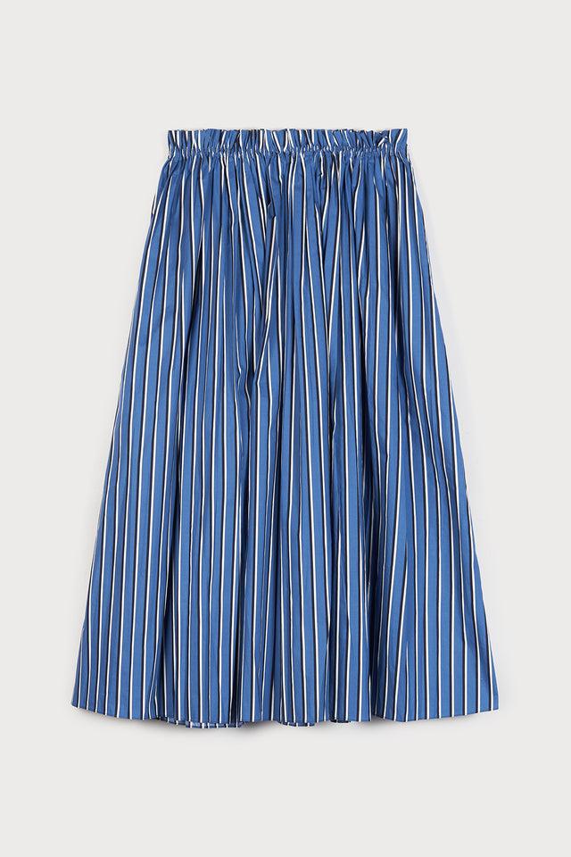 ports 1961 BLUE STRIPED SKIRT FROM AMALFI S02-BLUE+WHITE