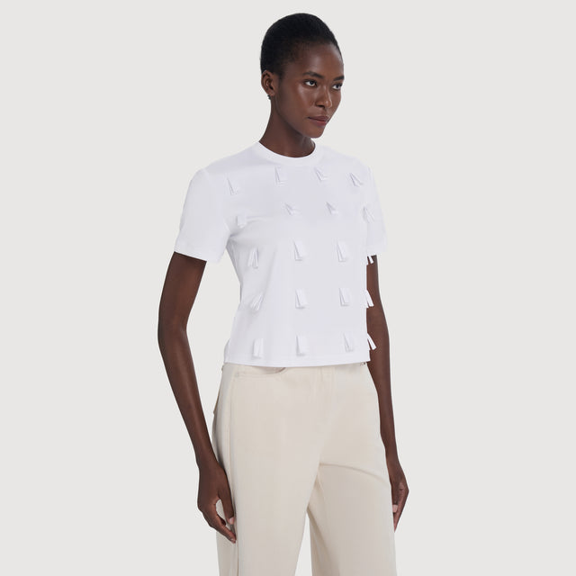 Ports 1961 CHIC COTTON SHORT SLEEVE T-SHIRT 110-Optic White