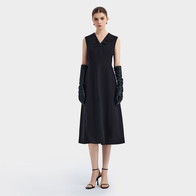 Ports 1961 CLASSIC ESSENTIAL LITTLE BLACK DRESS SLEEVELESS STYLE BLACK