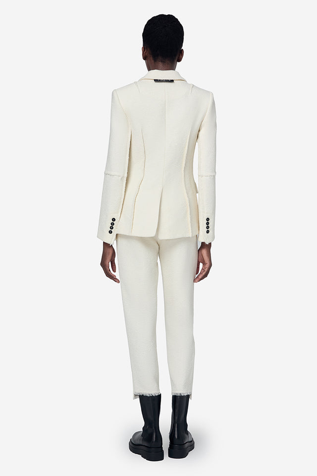 Ports 1961 CONTRAST BUTTON DETAILS BLAZER OFF WHITE