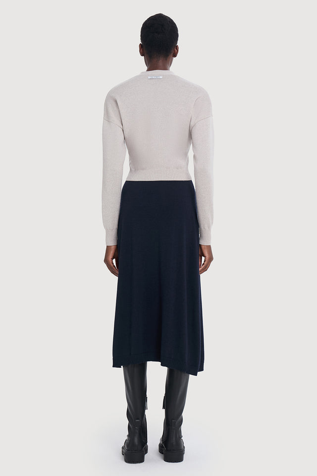 Ports 1961 Cozy Knitwear With Tone On Tone Buttons 907-PEARL