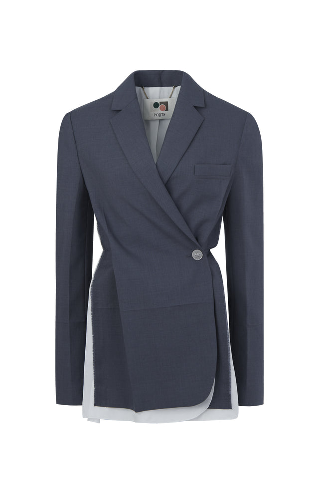 ports 1961 ICONIC BLAZER BY PORTS 1961 950-GREY STONE