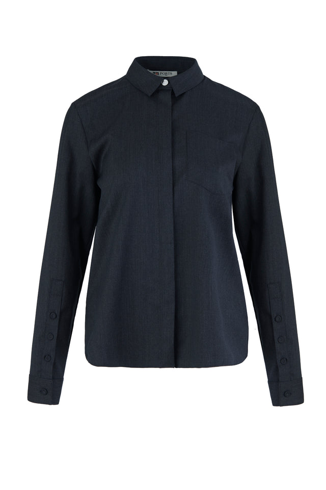 ports 1961 Iconic PORTS 1961 Shirting 950-GREY STONE