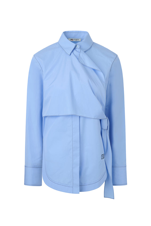 Ports 1961 Iconic PORTS 1961 Side Wrap Shirt 832-Greu