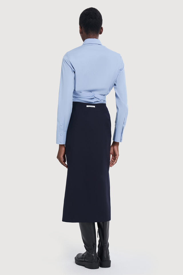 Ports 1961 Iconic PORTS 1961 Wrap Shirt - Greu 832- Light Blue