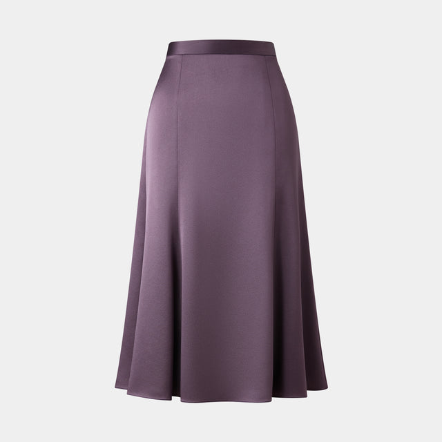 Ports 1961 MAJESTIC PURPLE HIGH-RISE SKIRT GRAPE ROYALE