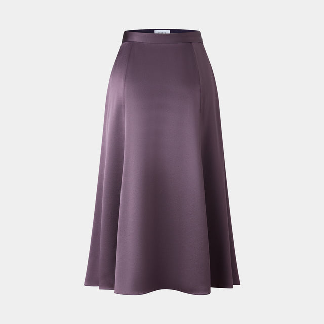ports 1961 MAJESTIC PURPLE HIGH-RISE SKIRT GRAPE ROYALE