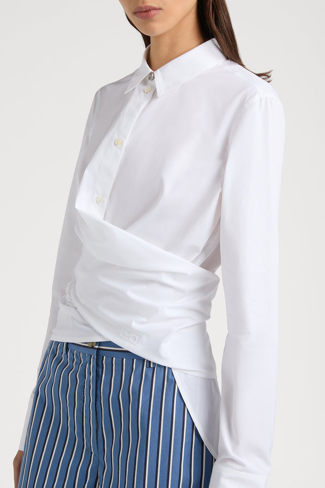 Ports 1961 No. 10 ~ SIGNATURE PORTS 1961 WRAP SHIRT 110-WHITE