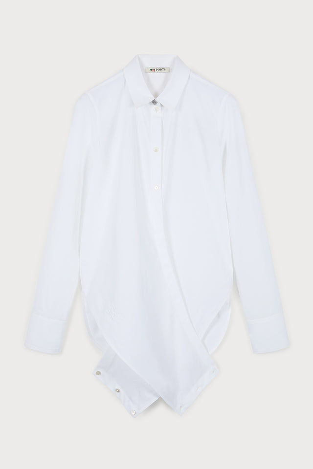 ports 1961 No. 10 ~ SIGNATURE PORTS 1961 WRAP SHIRT 110-WHITE