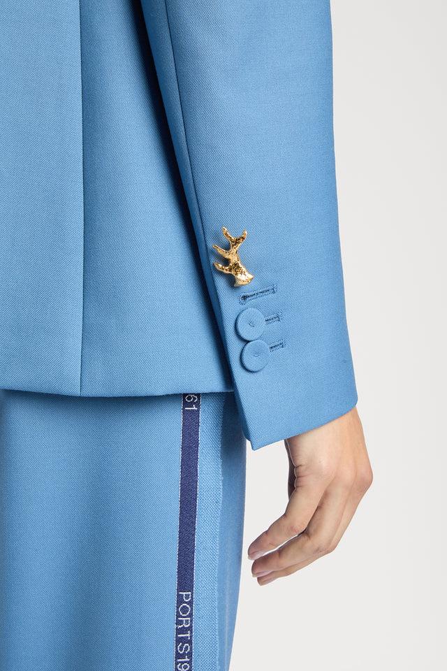 Ports 1961 OPULENT PORTS 1961 BLAZER IN CERULEAN 836-CERULEAN