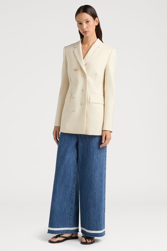 Ports 1961 OPULENT PORTS 1961 BLAZER IN IVORY 171-IVORY