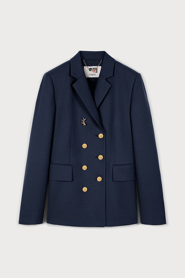 ports 1961 OPULENT PORTS 1961 BLAZER IN NAVY 899-NAVY