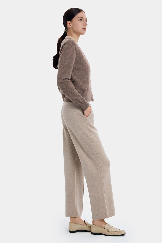 ports 1961 2-IN-1 CASHMERE CARDIGAN FROSTED ALMOND