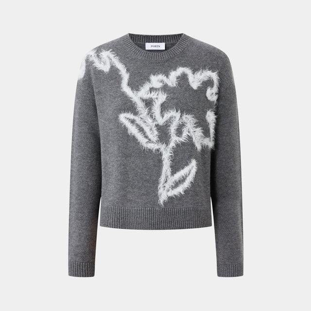 ports 1961 ALPINE MEADOWS KNITWEAR LAVA GRAY
