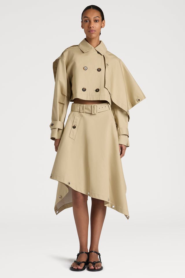 Ports 1961 ASYMMETRIC TRENCH DELIGHT 512-BEIGE