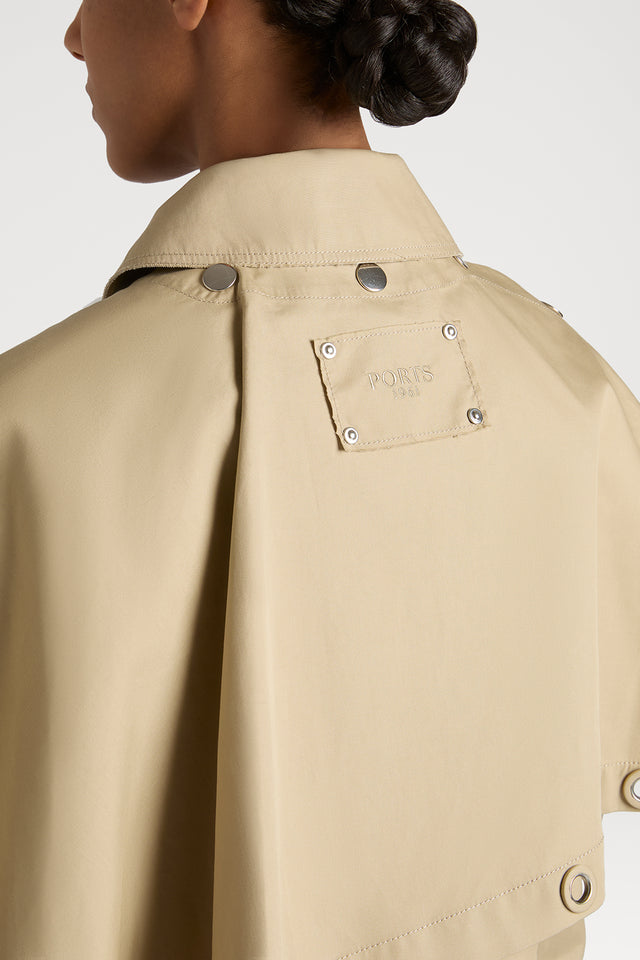 Ports 1961 ASYMMETRIC TRENCH DELIGHT 512-BEIGE