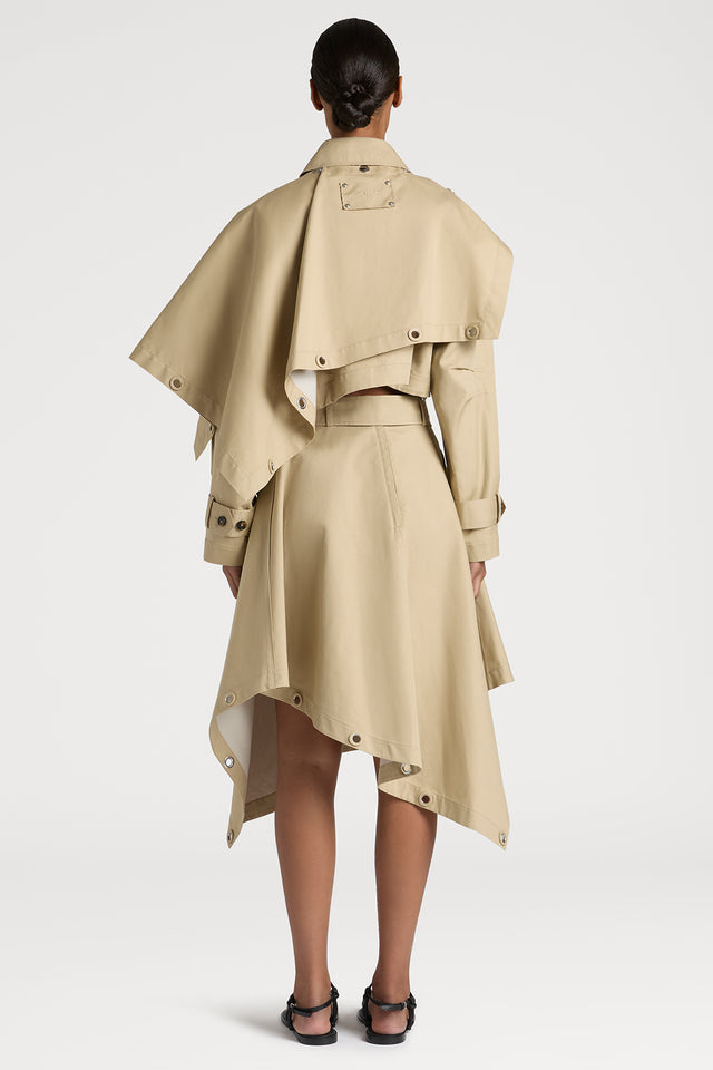 Ports 1961 ASYMMETRIC TRENCH DELIGHT 512-BEIGE