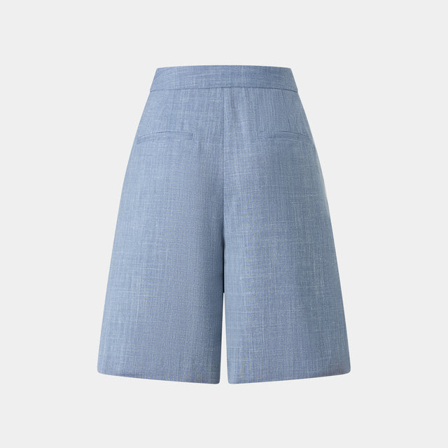 Ports 1961 AZURE PLEAT POCKET SHORTS DUSK BLUE