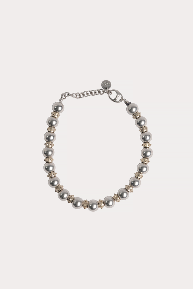 ports 1961 BEAD CHOKER SILVER