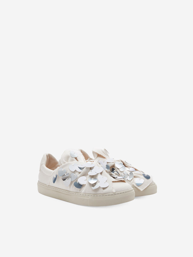 Ports 1961 BEE SNEAKERS HANGING HEART WHITE
