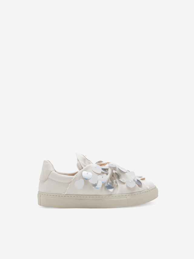 ports 1961 BEE SNEAKERS HANGING HEART WHITE