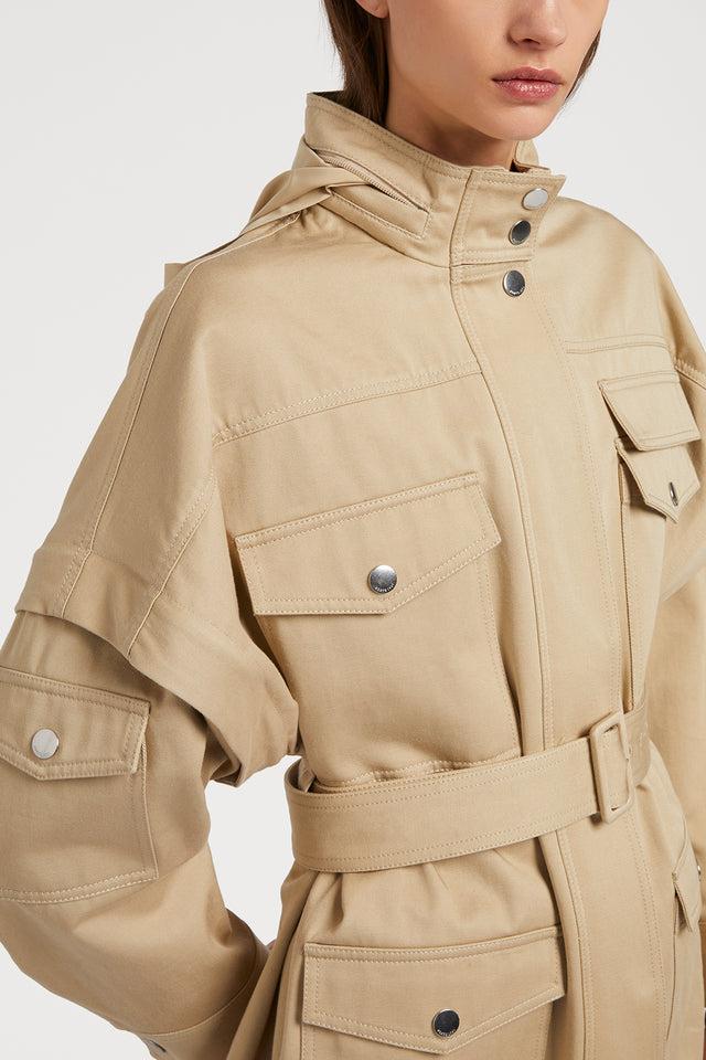 Ports 1961 BEIGE CARGO JACKET 512-BEIGE