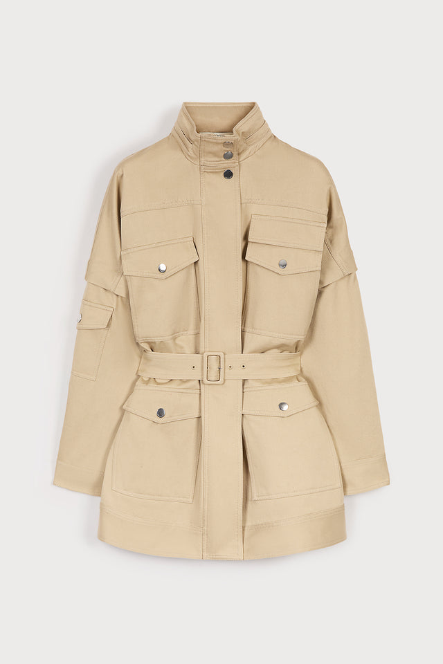 ports 1961 BEIGE CARGO JACKET 512-BEIGE