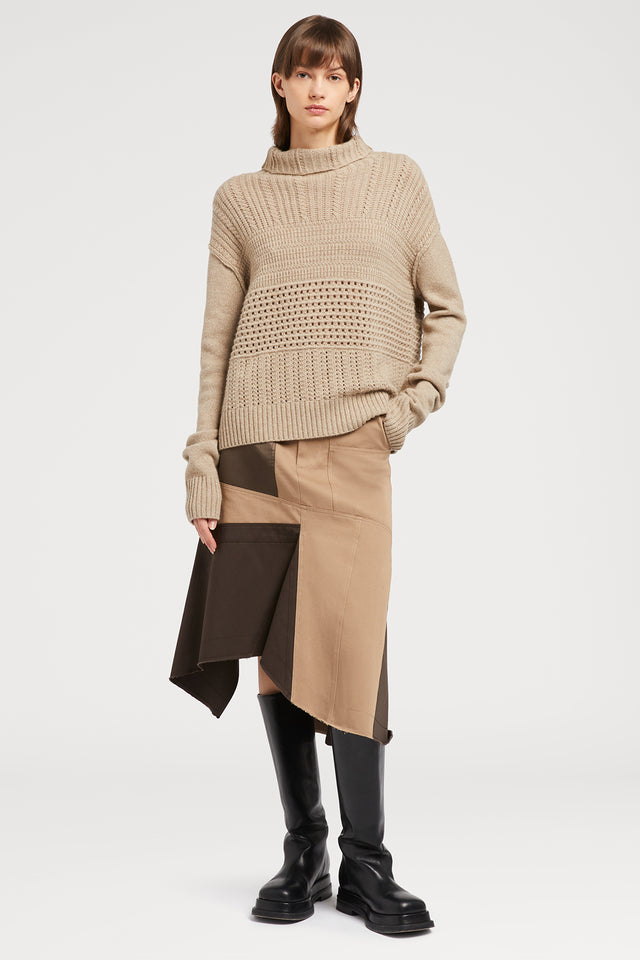 Ports 1961 BEIGE CASHMERE KNITWEAR 548-CAMEL