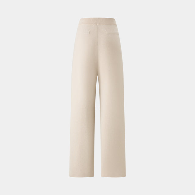 Ports 1961 BEIGE WIDE-LEG PANTS PARCHMENT