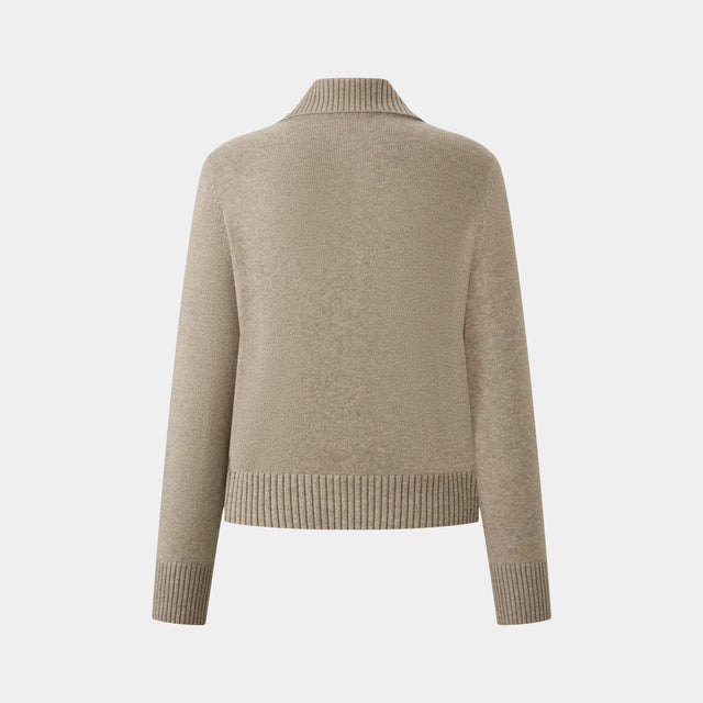 Ports 1961 BEIGE WOOL-CASHMERE JACKET TAUPE